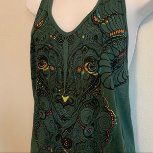 Merino racer back tank